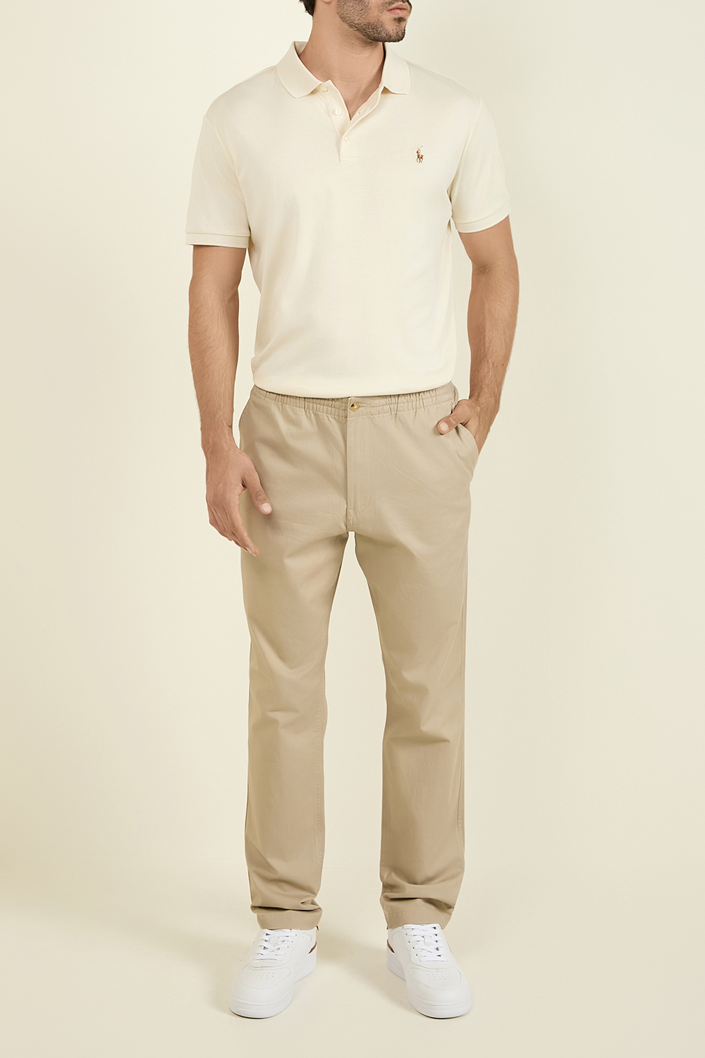 מכנסי כותנה ארוכים POLO RALPH LAUREN